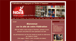 Desktop Screenshot of fecota.eu
